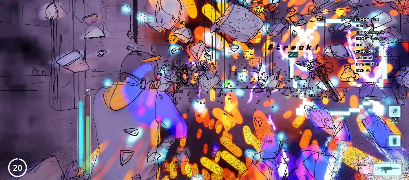 Hyper Vyper - cyberpunk environment and neon world screenshot
